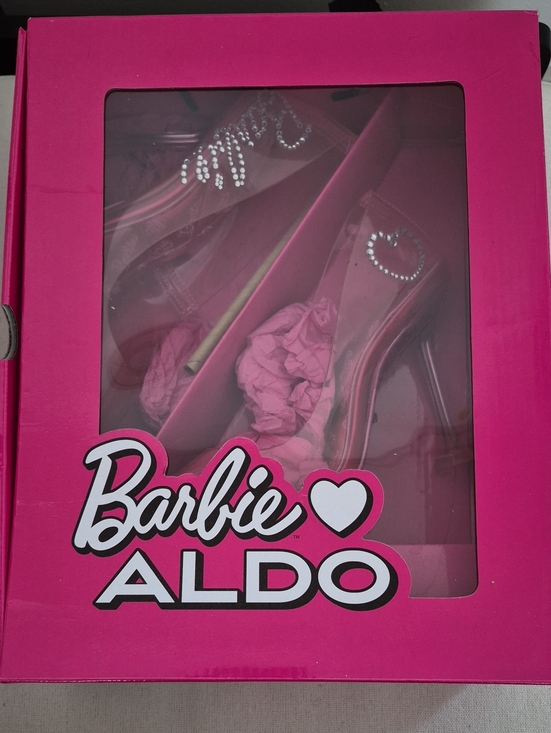 Aldo Shoes - Barbie x ALDO Barbiestessy Collection Pink Translucent Pointed Toe Pumps 6 NEW
